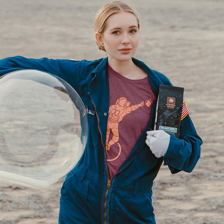 Maroon Rocketman T-Shirt
