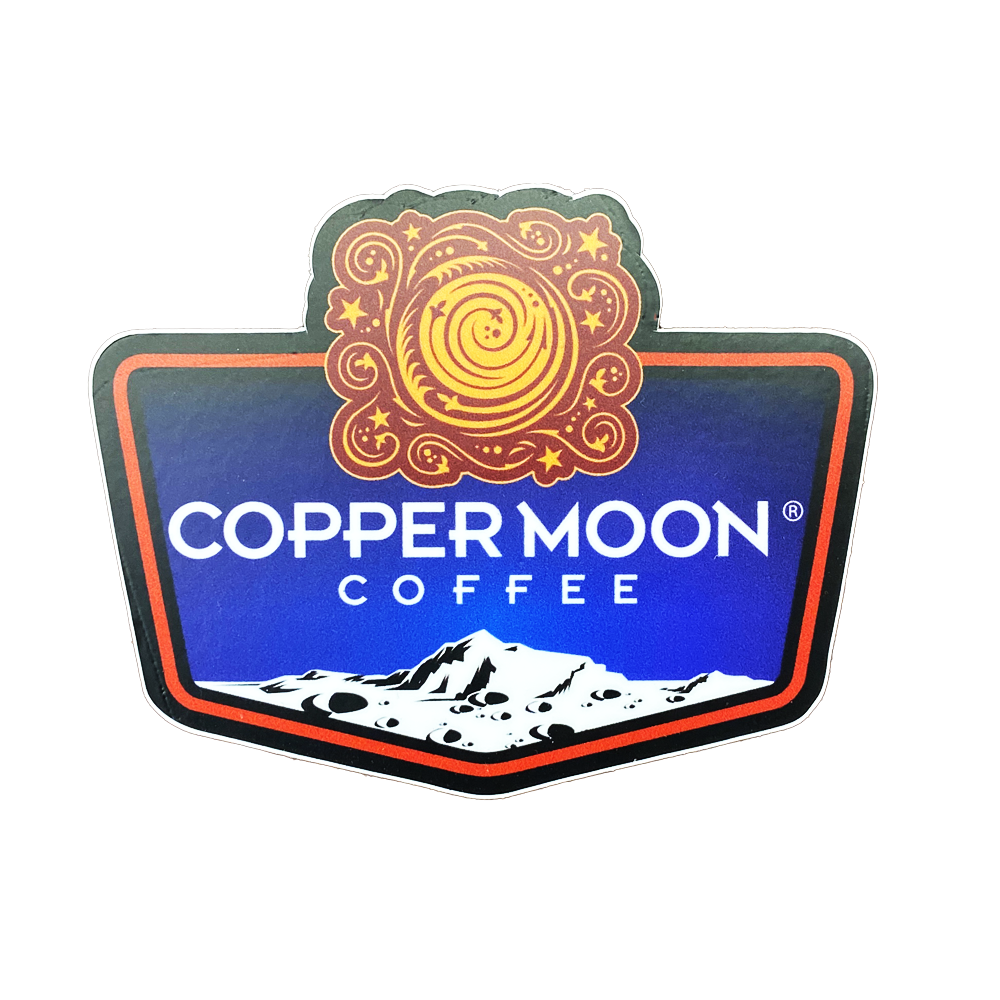 Moon Mountain Sticker Copper Moon Coffee