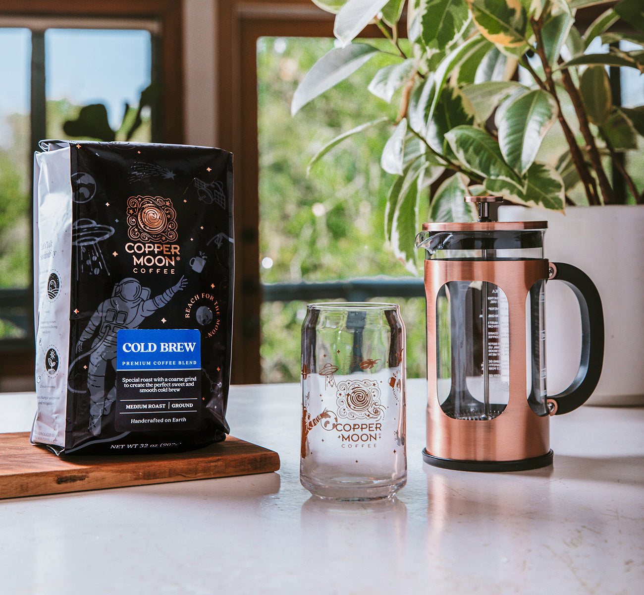 How to Make Copper Moon Coffee Cold Brew Using a French Press