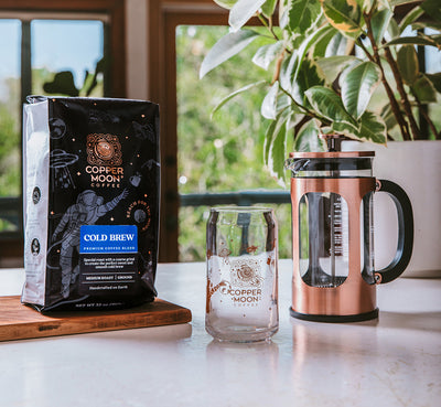 How to Make Copper Moon Coffee Cold Brew Using a French Press