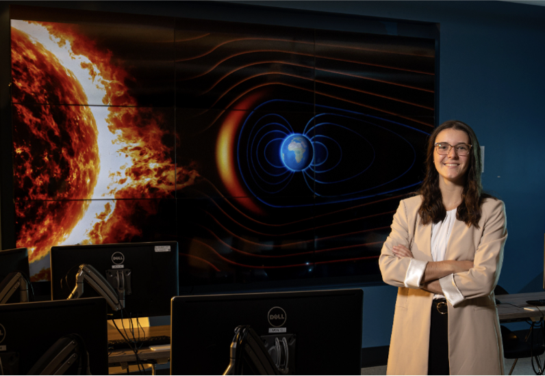 Grace Rafton Rising Space Researcher Grace Gratton Earns Copper Moon Coffee Sponsor