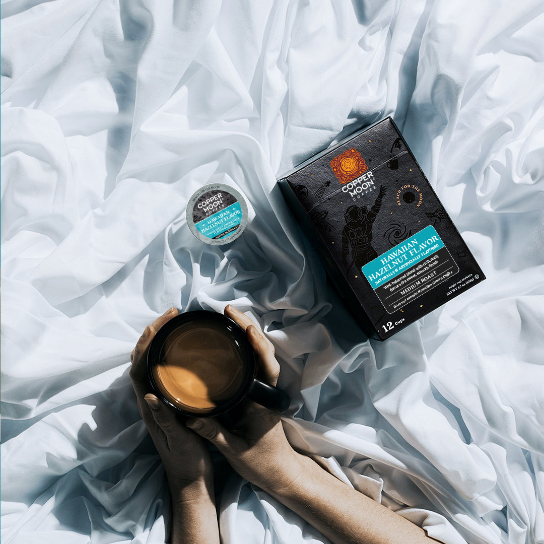 Hawaiian Hazelnut Single Cup – Copper Moon Coffee