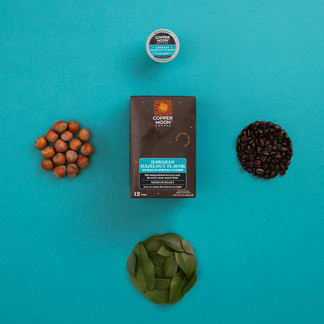Hawaiian Hazelnut Single Cup – Copper Moon Coffee
