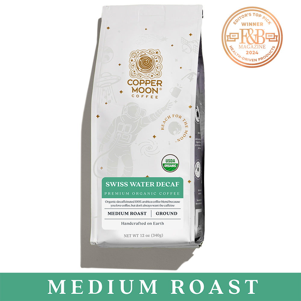 Organic Swiss Water® Decaf Coffee | Copper Moon Coffee