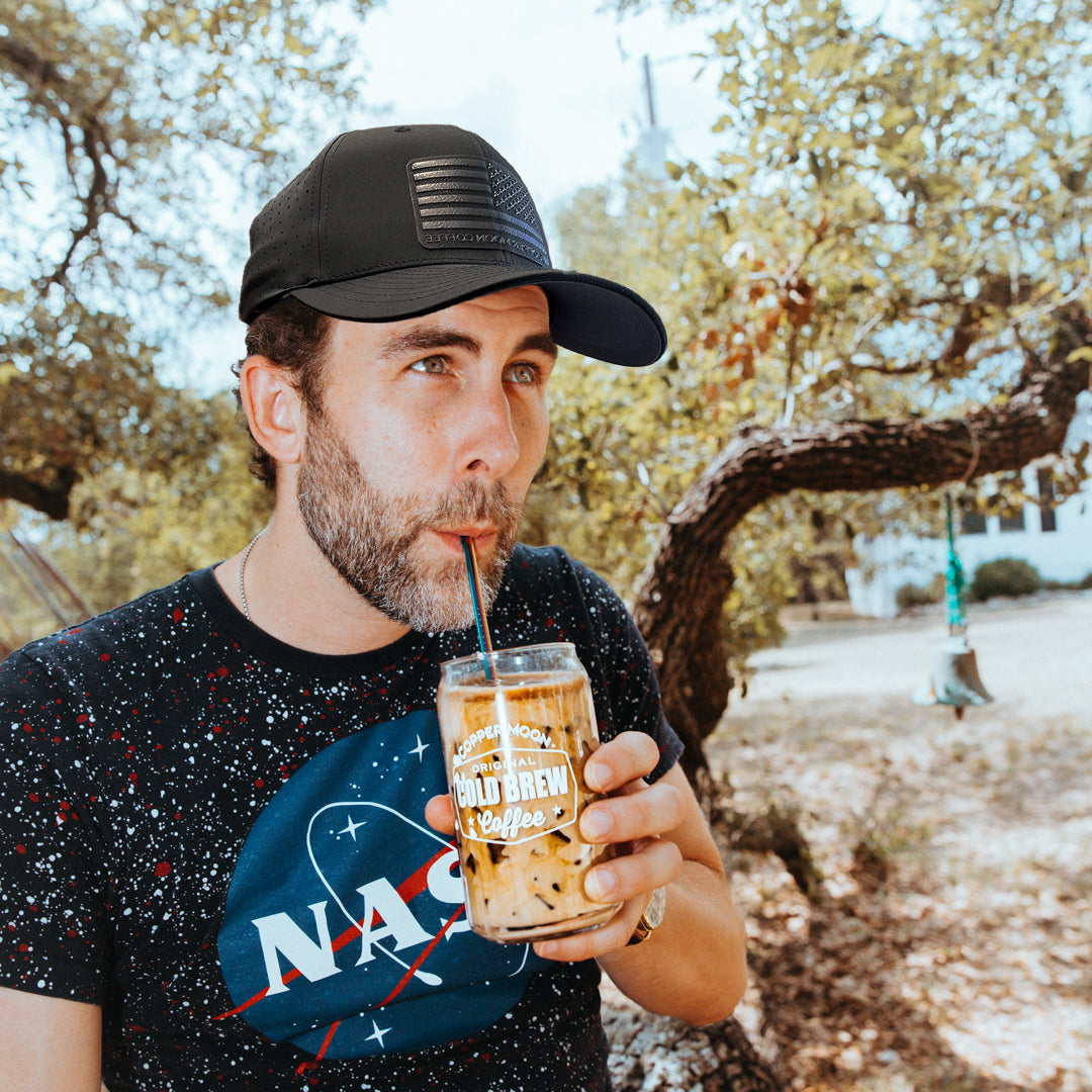 Copper Moon Coffee American Flag Hat